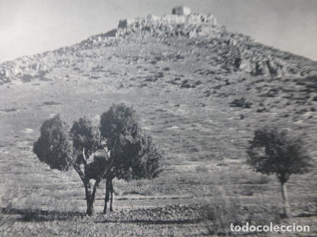 Coleccionismo: CALATRAVA CIUDAD REAL CASTILLO ANTIGUA LAMINA HUECOGRABADO A&Ntilde;OS 50