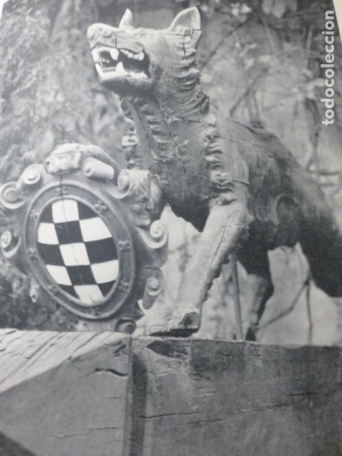 Colecionismo: VISO DEL MARQUES CIUDAD REAL MASCARON ANTIGUA LAMINA HUECOGRABADO A&Ntilde;OS 50