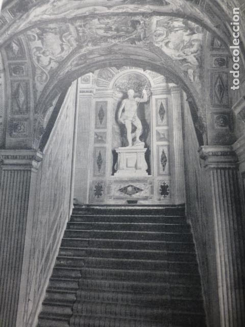 Colecionismo: VISO DEL MARQUES CIUDAD REAL PALACIO ANTIGUA LAMINA HUECOGRABADO A&Ntilde;OS 50