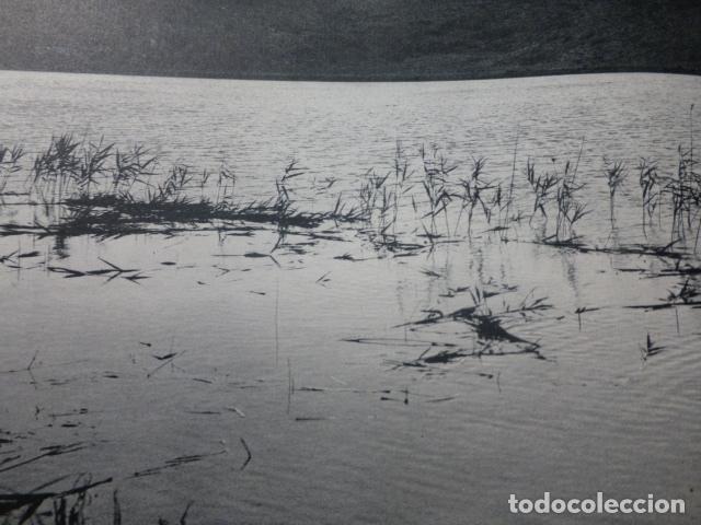 Coleccionismo: LAGUNAS DE RUIDERA CIUDAD REAL VISTA ANTIGUA LAMINA HUECOGRABADO A&Ntilde;OS 50