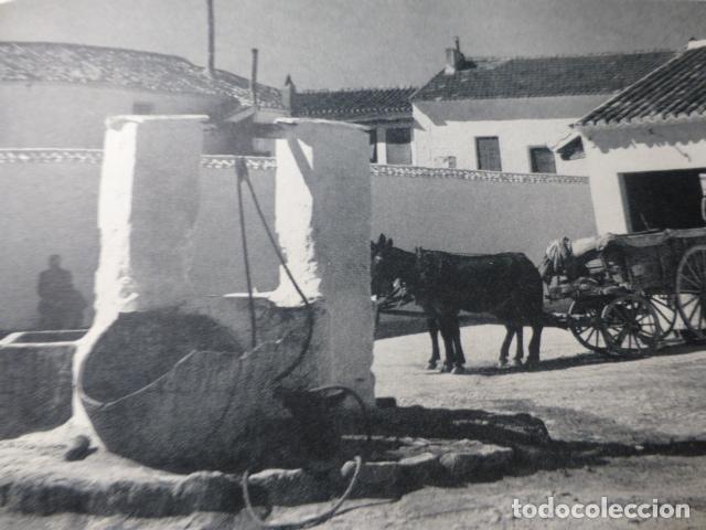 Collezionismo: ALCAZAR DE SAN JUAN CIUDAD REAL ASPECTO URBANO ANTIGUA LAMINA HUECOGRABADO A&Ntilde;OS 50