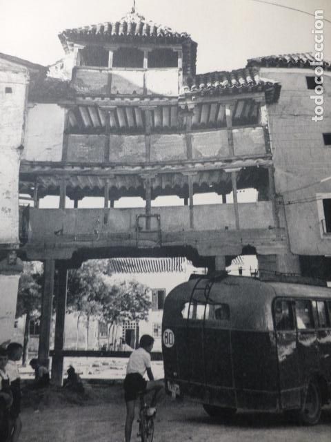 Colecionismo: TEMBLEQUE TOLEDO PLAZA MAYOR ANTIGUA LAMINA HUECOGRABADO A&Ntilde;OS 50