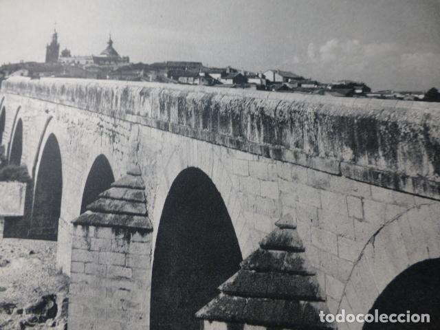 Collecting paper: PUENTE DEL ARZOBISPO TOLEDO VISTA ANTIGUA LAMINA HUECOGRABADO A&Ntilde;OS 50