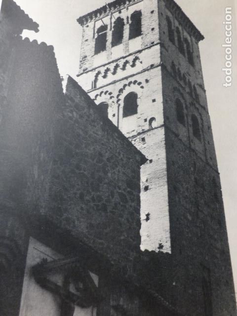 Collecting paper: TOLEDO TORRE DE SANTO TOME ANTIGUA LAMINA HUECOGRABADO A&Ntilde;OS 50