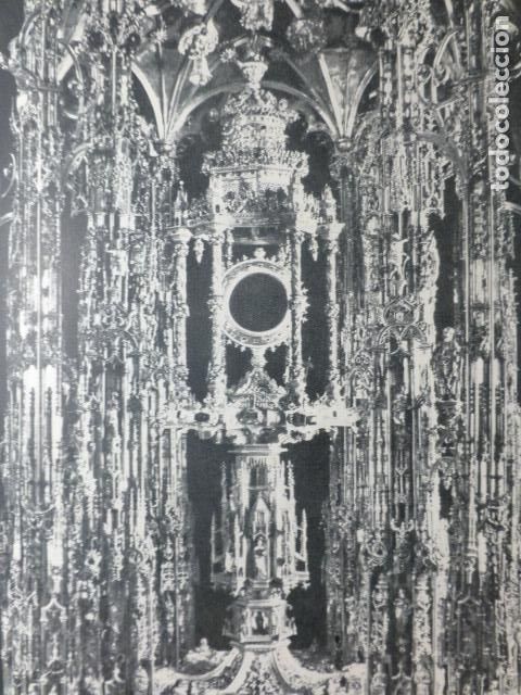 Colecionismo: TOLEDO DETALLE DE LA CATEDRAL ANTIGUA LAMINA HUECOGRABADO A&Ntilde;OS 50