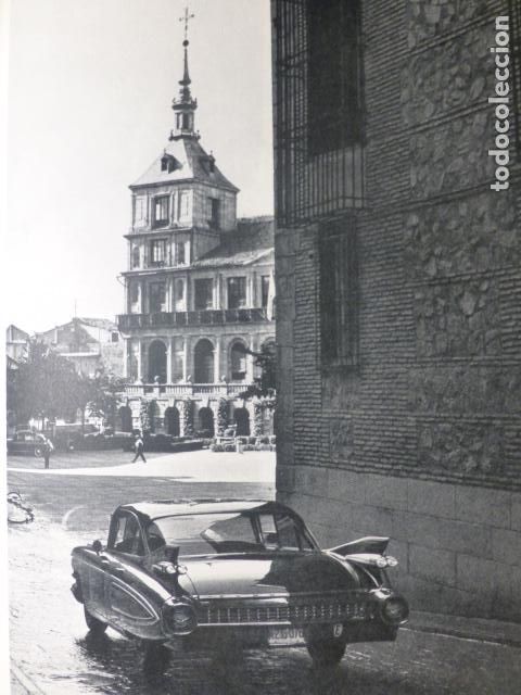 Coleccionismo: TOLEDO PLAZA DEL GENERALISIMO ANTIGUA LAMINA HUECOGRABADO A&Ntilde;OS 50