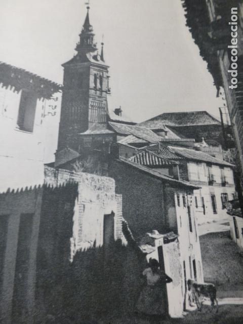 Colecionismo: NAVALCARNERO MADRID CALLE E IGLESIA ANTIGUA LAMINA HUECOGRABADO A&Ntilde;OS 50