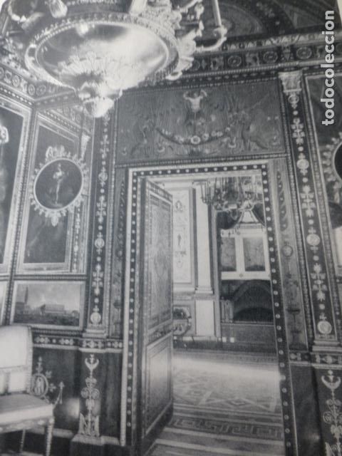 Collecting paper: ARANJUEZ MADRID INTERIO DE PALACIO ANTIGUA LAMINA HUECOGRABADO A&Ntilde;OS 50