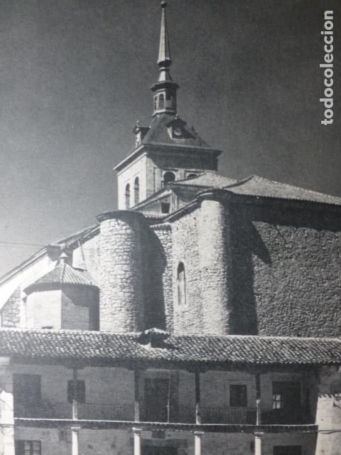 Collecting paper: COLMENAR DE OREJA MADRID PARROQUIA ANTIGUA LAMINA HUECOGRABADO A&Ntilde;OS 50