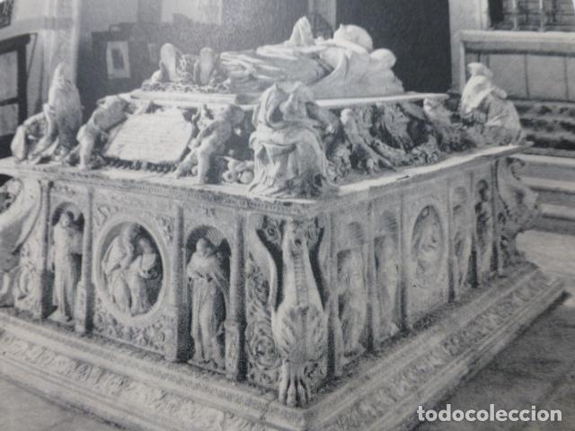 Collecting paper: ALCALA DE HENARES MADRID SEPULCRO DE CISNEROS ANTIGUA LAMINA HUECOGRABADO A&Ntilde;OS 50