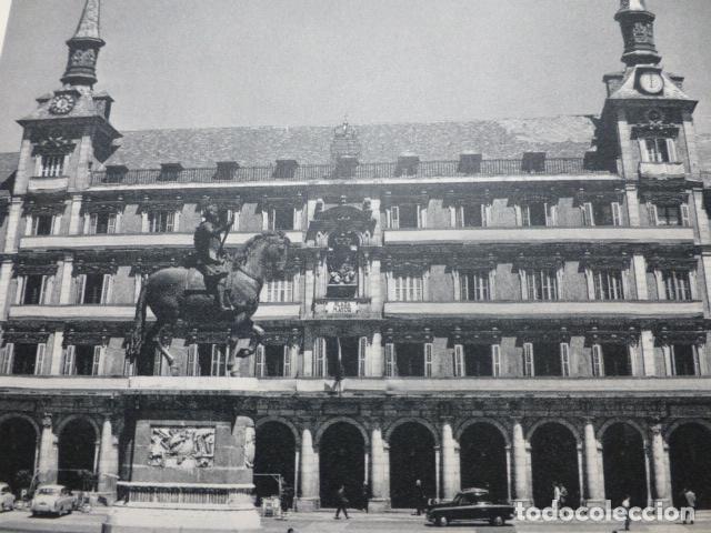 Collezionismo: MADRID PLAZA MAYOR ANTIGUA LAMINA HUECOGRABADO A&Ntilde;OS 50