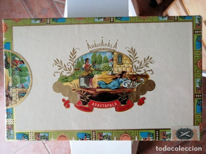 Coleccionismo: CAJA DE PUROS COMPLETA PRECINTADA MARCA ARAUTAPALA - Foto 1