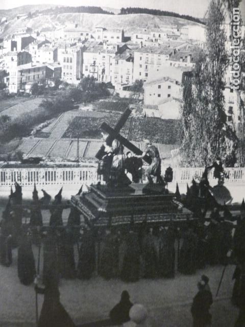 Colecionismo: CUENCA SEMANA SANTA PROCESION ANTIGUA LAMINA HUECOGRABADO A&Ntilde;OS 50