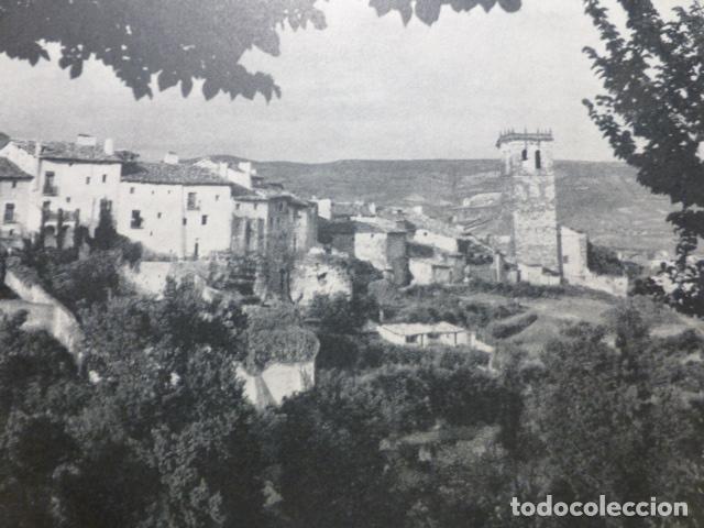 Collectionnisme: AU&Ntilde;ON GUADALAJARA VISTA ANTIGUA LAMINA HUECOGRABADO A&Ntilde;OS 50