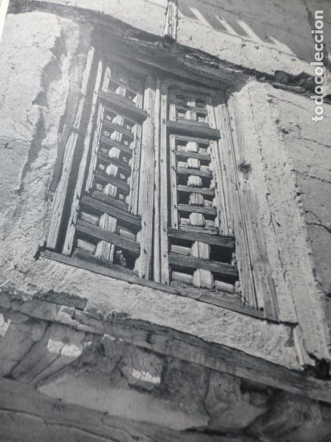 Colecionismo: CHILLARON DEL REY GUADALAJARA DETALLE URBANO ANTIGUA LAMINA HUECOGRABADO A&Ntilde;OS 50