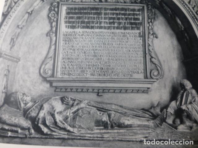 Collectionnisme: GUADALAJARA SEPULCRO EN SAN NICOLAS ANTIGUA LAMINA HUECOGRABADO A&Ntilde;OS 50