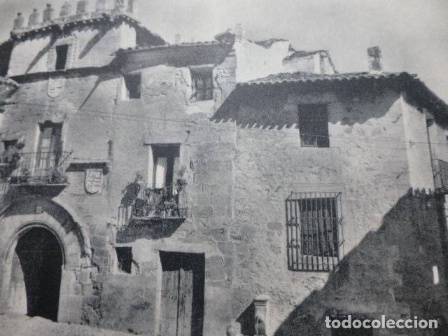 Coleccionismo: SIG&Uuml;ENZA GUADALAJARA PALACIO ANTIGUA LAMINA HUECOGRABADO A&Ntilde;OS 50