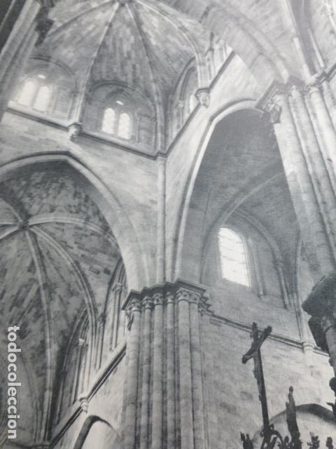 Collezionismo: SIG&Uuml;ENZA GUADALAJARA CATEDRAL BOVEDAS ANTIGUA LAMINA HUECOGRABADO A&Ntilde;OS 50