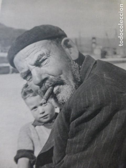 Collectionnisme: GALICIA PESCADOR ANTIGUA LAMINA HUECOGRABADO A&Ntilde;OS 50