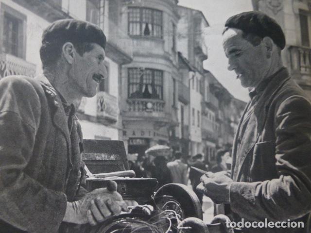 Collectionnisme: LUGO UN AFILADOR ANTIGUA LAMINA HUECOGRABADO A&Ntilde;OS 50