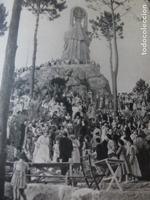 Collezionismo: BAYONA PONTEVEDRA VIRGEN DE LA GUIA ANTIGUA LAMINA HUECOGRABADO A&Ntilde;OS 50