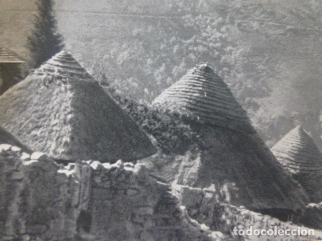 Colecionismo: O CEBREIRO LUGO PALLOZAS ANTIGUA LAMINA HUECOGRABADO A&Ntilde;OS 50