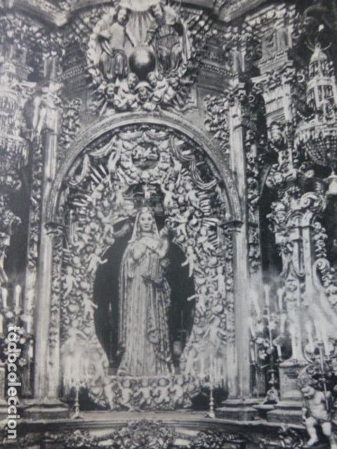 Colecionismo: LUGO NUESTRA SE&Ntilde;ORA DE LOS OJOS GRANDES ANTIGUA LAMINA HUECOGRABADO A&Ntilde;OS 50