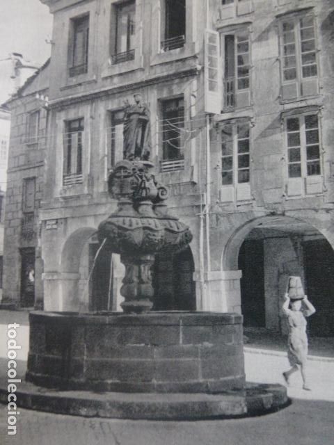 Sammelleidenschaft Papier: LUGO FUENTE ANTIGUA LAMINA HUECOGRABADO A&Ntilde;OS 50