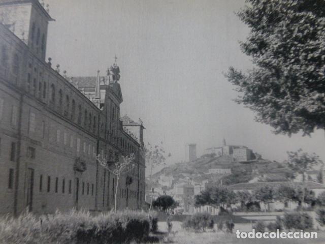 Sammelleidenschaft Papier: MONFORTE DE LEMOS LUGO VISTA ANTIGUA LAMINA HUECOGRABADO A&Ntilde;OS 50