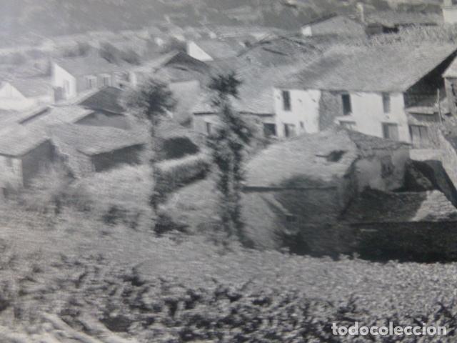 Coleccionismo: PUERTOMARIN LUGO VISTA ANTIGUA LAMINA HUECOGRABADO A&Ntilde;OS 50