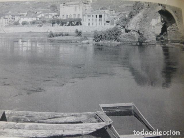 Colecionismo: PORTOMARIN LUGO VISTA ANTIGUA LAMINA HUECOGRABADO A&Ntilde;OS 50
