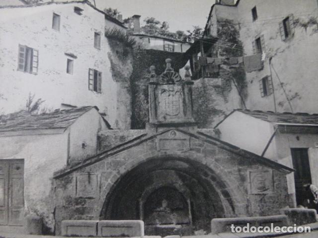Colecionismo: MONDO&Ntilde;EDO LUGO FUENTE ANTIGUA LAMINA HUECOGRABADO A&Ntilde;OS 50