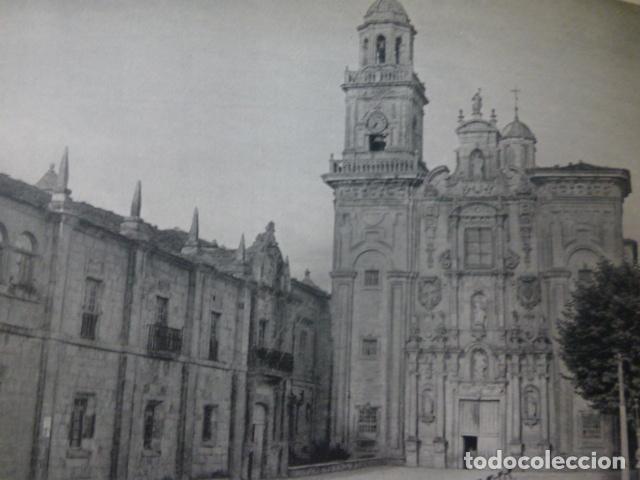 Sammelleidenschaft Papier: LORENZANA LUGO MONASTERIO ANTIGUA LAMINA HUECOGRABADO A&Ntilde;OS 50