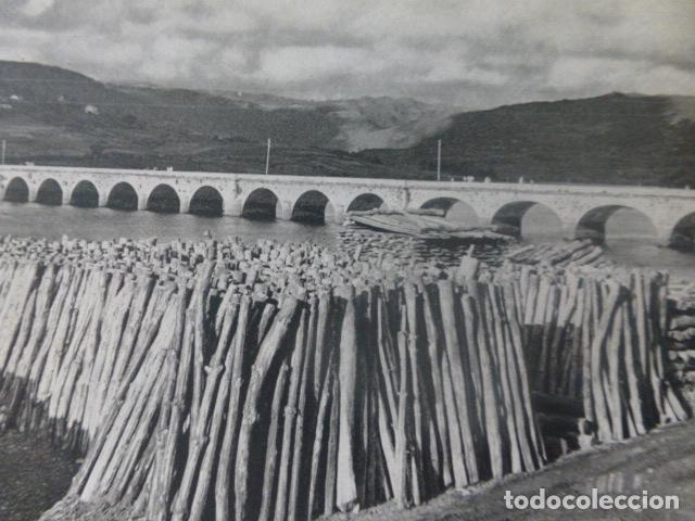 Coleccionismo: PUENTEDEUME LA CORU&Ntilde;A PUENTE ANTIGUA LAMINA HUECOGRABADO A&Ntilde;OS 50
