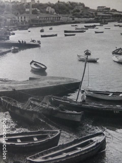 Colecionismo: PUENTEDEUME LA CORU&Ntilde;A VISTA ANTIGUA LAMINA HUECOGRABADO A&Ntilde;OS 50
