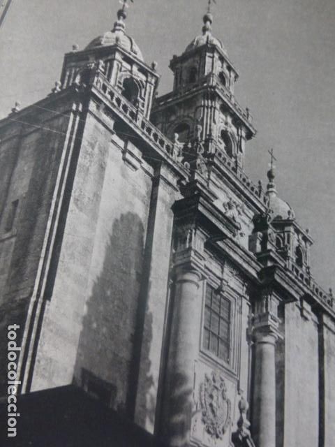 Coleccionismo: PUENTEDEUME LA CORU&Ntilde;A IGLESIA ANTIGUA LAMINA HUECOGRABADO A&Ntilde;OS 50