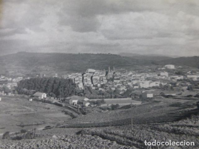 Coleccionismo: BETANZOS LA CORU&Ntilde;A VISTA ANTIGUA LAMINA HUECOGRABADO A&Ntilde;OS 50