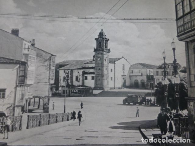 Sammelleidenschaft Papier: BETANZOS LA CORU&Ntilde;A PLAZA DEL CAMPO ANTIGUO ANTIGUA LAMINA HUECOGRABADO A&Ntilde;OS 50