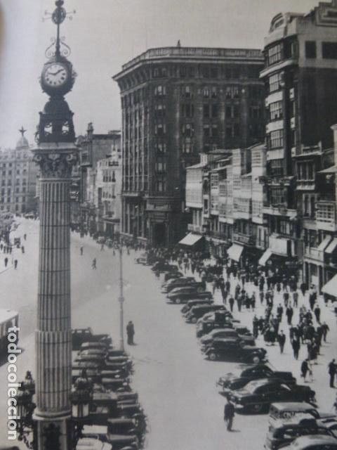 Sammelleidenschaft Papier: LA CORU&Ntilde;A AVENIDA DE LOS CANTONES ANTIGUA LAMINA HUECOGRABADO A&Ntilde;OS 50