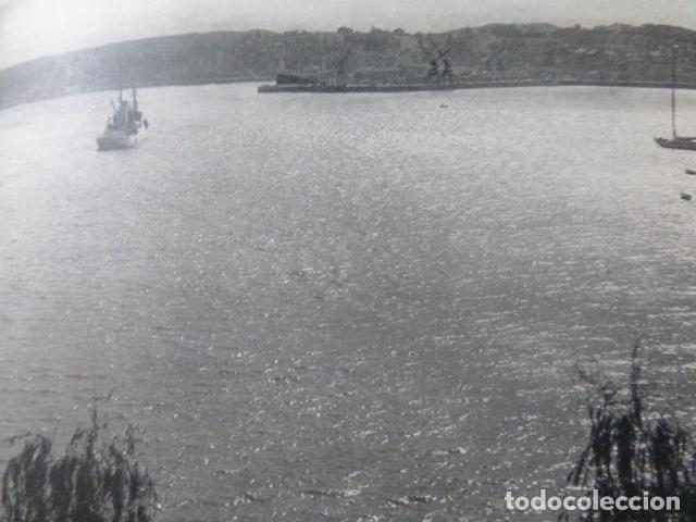 Colecionismo: LA CORU&Ntilde;A VISTA ANTIGUA LAMINA HUECOGRABADO A&Ntilde;OS 50