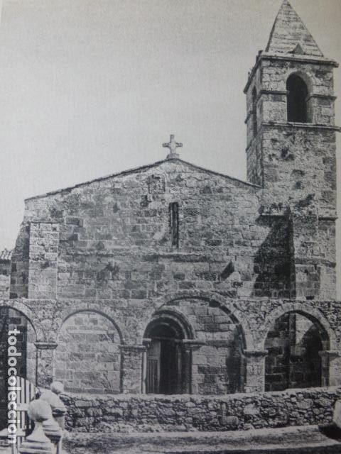 Colecionismo: FINISTERRE LA CORU&Ntilde;A IGLESIA ANTIGUA LAMINA HUECOGRABADO A&Ntilde;OS 50