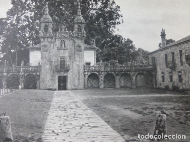 Collectionnisme: LA ESTRADA PONTEVEDRA PAZO DE OCA ANTIGUA LAMINA HUECOGRABADO A&Ntilde;OS 50