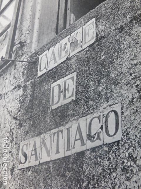 Coleccionismo: PADRON LA CORU&Ntilde;A DETALLE URBANO ANTIGUA LAMINA HUECOGRABADO A&Ntilde;OS 50