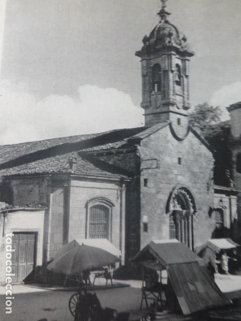 Collecting paper: SANTIAGO DE COMPOSTELA LA CORU&Ntilde;A SAN FELIX DE SOLOVIO ANTIGUA LAMINA HUECOGRABADO A&Ntilde;OS 50
