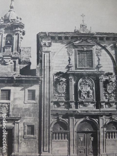Coleccionismo: SANTIAGO DE COMPOSTELA LA CORU&Ntilde;A COLEGIO MERCEDARIAS ANTIGUA LAMINA HUECOGRABADO A&Ntilde;OS 50