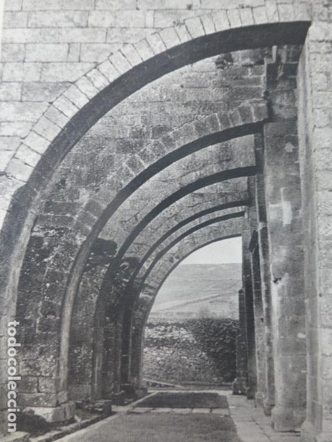 Collecting paper: SANTIAGO DE COMPOSTELA LA CORU&Ntilde;A SANTA MARIA DEL SAR ANTIGUA LAMINA HUECOGRABADO A&Ntilde;OS 50