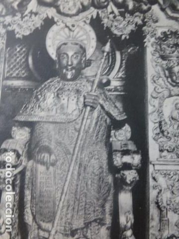 Collecting paper: SANTIAGO DE COMPOSTELA LA CORU&Ntilde;A EL APOSTOL ANTIGUA LAMINA HUECOGRABADO A&Ntilde;OS 50