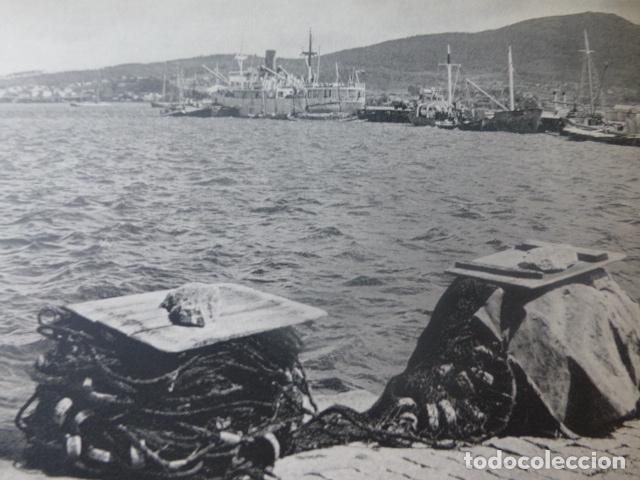 Coleccionismo: VILLAGARCIA DE AROSA PONTEVEDRA DETALLE ANTIGUA LAMINA HUECOGRABADO A&Ntilde;OS 50
