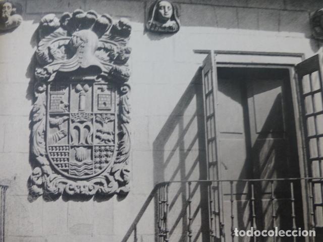Collecting paper: PONTEVEDRA BLASON ANTIGUA LAMINA HUECOGRABADO A&Ntilde;OS 50