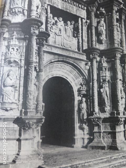 Collecting paper: PONTEVEDRA SANTA MARIA ANTIGUA LAMINA HUECOGRABADO A&Ntilde;OS 50